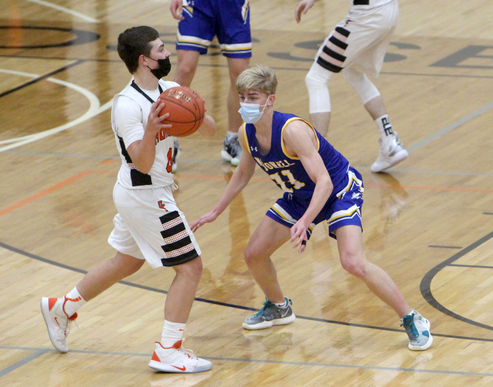McDonell boys basketball at Osseo-Fairchild 1-11-21